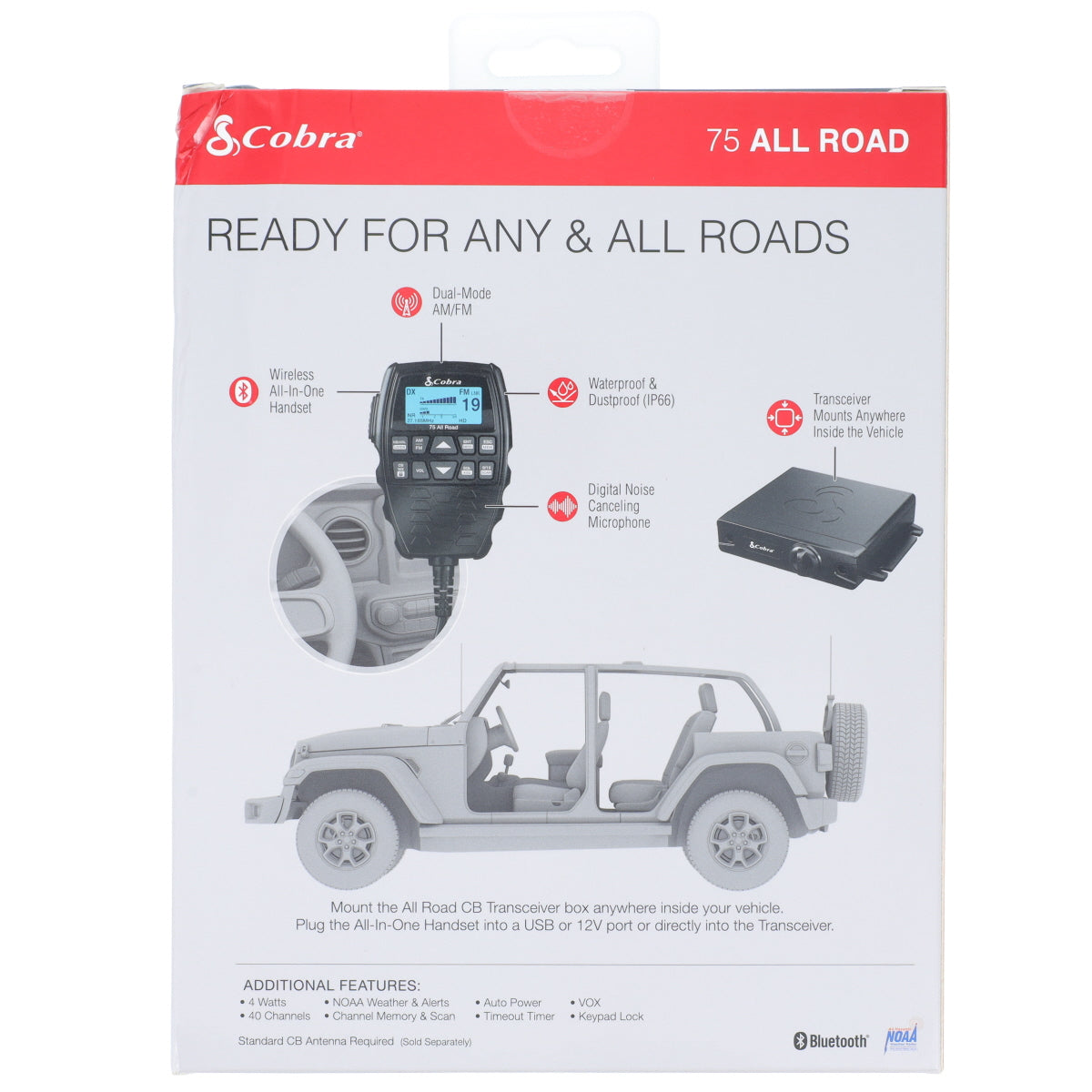 Cobra 75 Baja All Road AM FM CB Radio