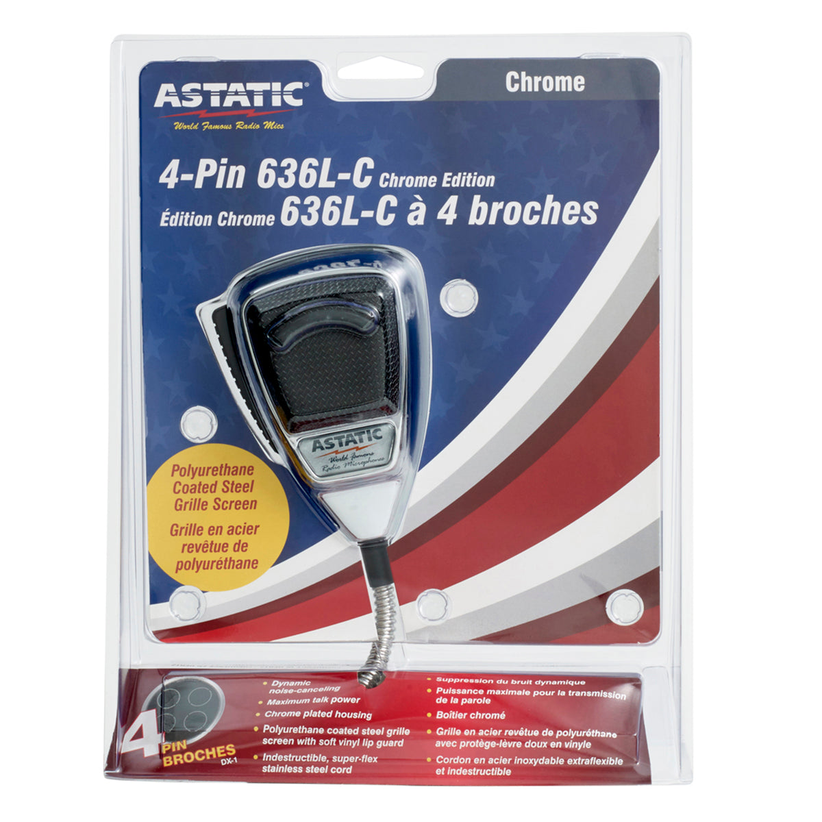 Astatic 636 - Chrome